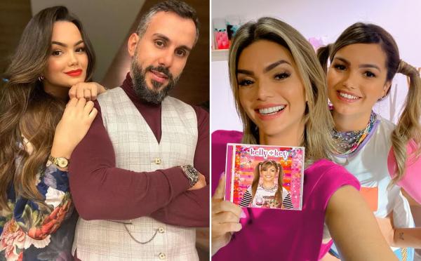 Suzanna Freitas Freitas, Mico Freitas e Kelly Key.(Imagem:Reprodução/Instagram)