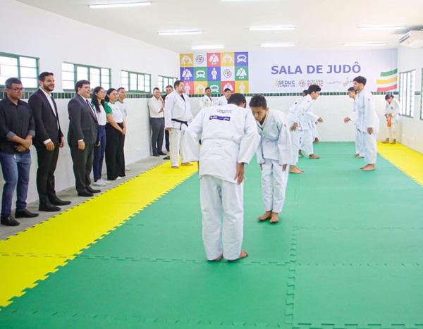 Sala de judô(Imagem:Reprodução)