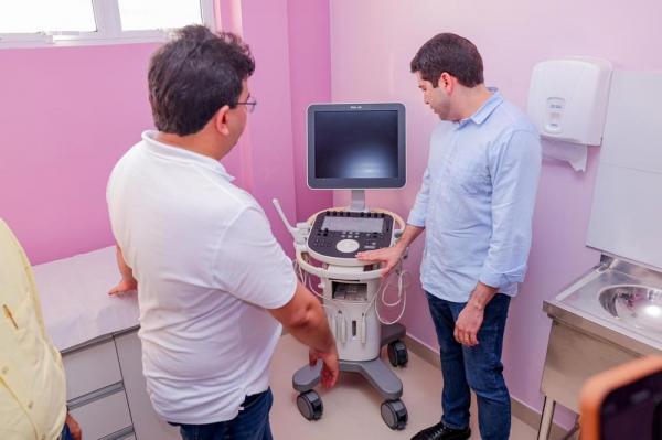 Rafael Fonteles inaugura Central de Diagnósticos e entrega equipamento de tomografia para hospital em Esperantina.(Imagem:Divulgação)