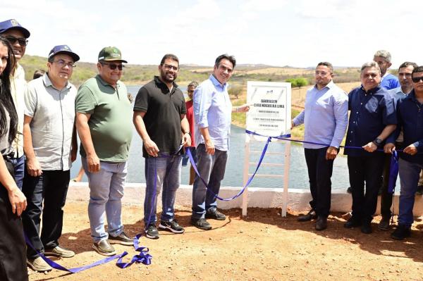 Ciro Nogueira inaugura barragem que homenageia seu pai, em Betânia do Piaui.(Imagem:Divulgação)