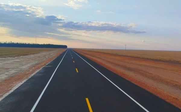 Por meio do DER, 330km de rodovias localizadas no Território Chapada das Mangabeiras receberam novo pavimento e outros 263km da malha rodoviária foram recuperados.(Imagem:Reprodução)