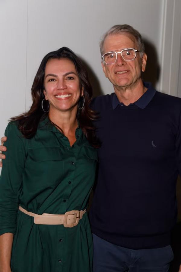 Ana Paula Araújo e Bernardinho vão a primeiro evento juntos.(Imagem:Patrícia Devoraes/Brazil News)