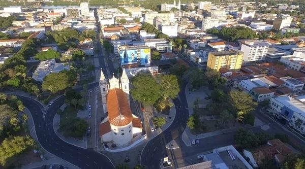 Imagem aérea do Centro de Teresina, Piauí, em 16 de agosto de 2021(Imagem:Magno Bonfim/ TV Clube)