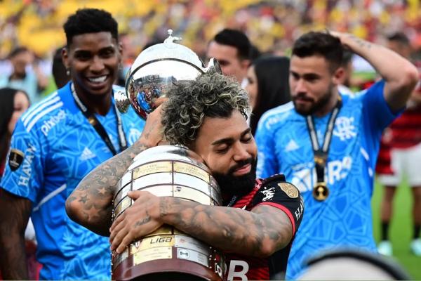 Gabigol, Flamengo x Athletico, final da Libertadores.(Imagem:AFP)