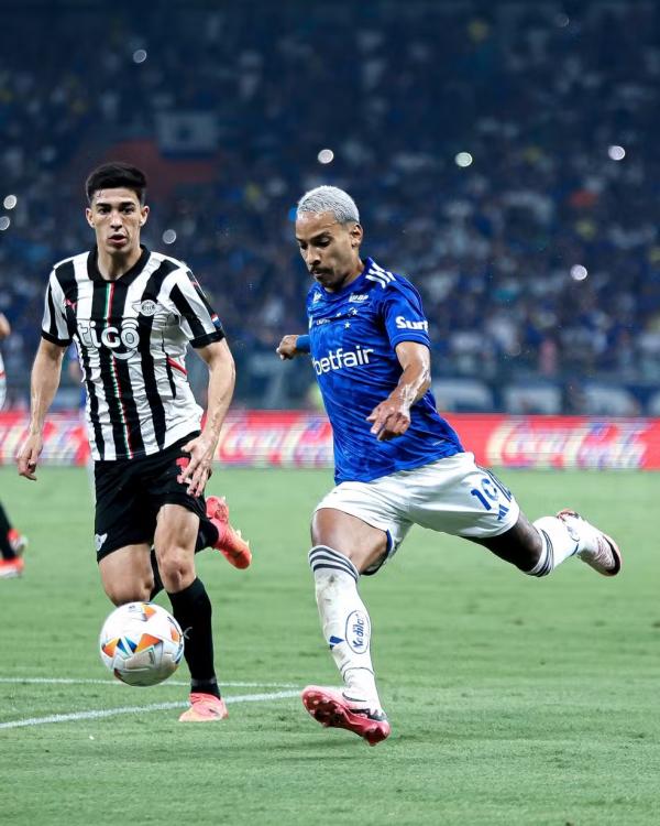 Matheus Pereira Cruzeiro x Libertad (Imagem:Gustavo Aleixo/Cruzeiro)