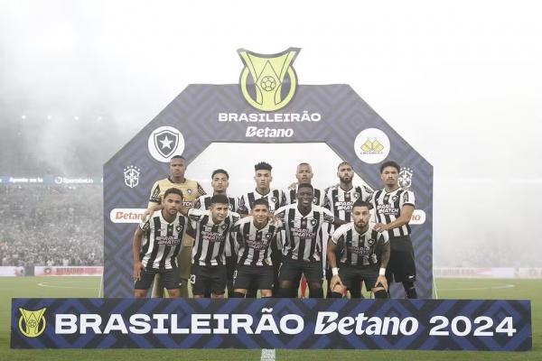 Time posado do Botafogo contra o Criciúma.(Imagem:Vítor Silva/Botafogo)