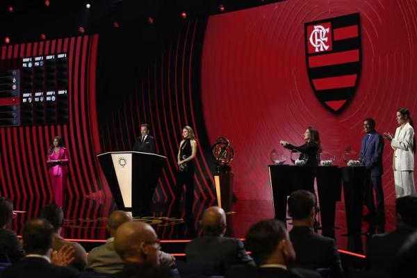 Flamengo no sorteio do Mundial de Clubes 2025.(Imagem: Getty Images)