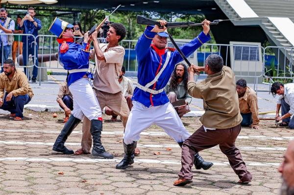 Espetáculo ?A Batalha do Jenipapo? revive a luta dos piauienses pela independência do Brasil(Imagem:Gabriel Paulino)