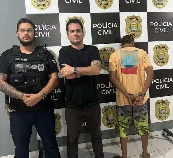 Jovem com arma de fogo, suspeito de violência doméstica e roubo é preso um dia após ser solto por pagar R$ 1 mil de fiança no Piauí.(Imagem:Reprodução)