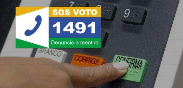 OS Voto: saiba como funciona o número para denunciar mentiras sobre as Eleições 2024.(Imagem:TSE)