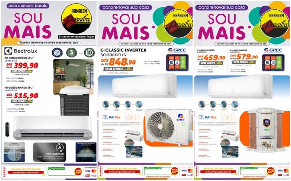 Ofertas imperdíveis para enfrentar o calor (Imagem:Divulgação)