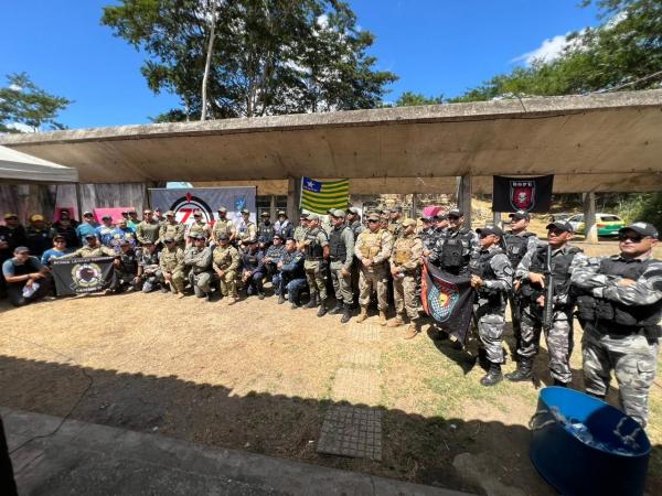 Policiais militares da ativa, oficiais, praças e integrantes de instituições convidadas participaram da competição.(Imagem:Divulgação)