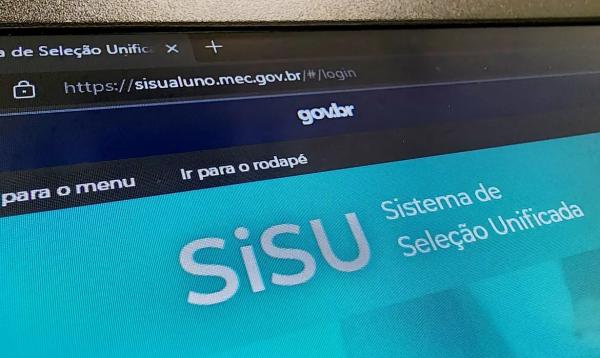 Página do Sisu 2023 na internet.(Imagem:Rafa Neddermeyer/Agência Brasil)