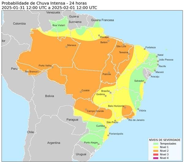 O trabalho de monitoramento realizado pelo órgão ajuda a contingenciar os riscos de desastres em todo o estado.(Imagem:Reprodução)