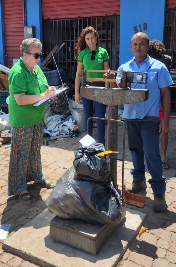 Floriano recolhe mais de 300 quilos de materiais recicláveis em ecopontos de Escolas Municipais.(Imagem:Divulgação)