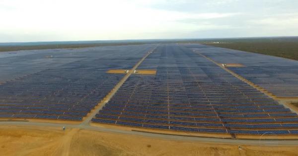 Geração de energia renovável é uma das variavéis considerada no indicador de sustentabilidade. Na foto, o Parque solar em São João do Piauí.(Imagem:Reprodução/TV Clube)