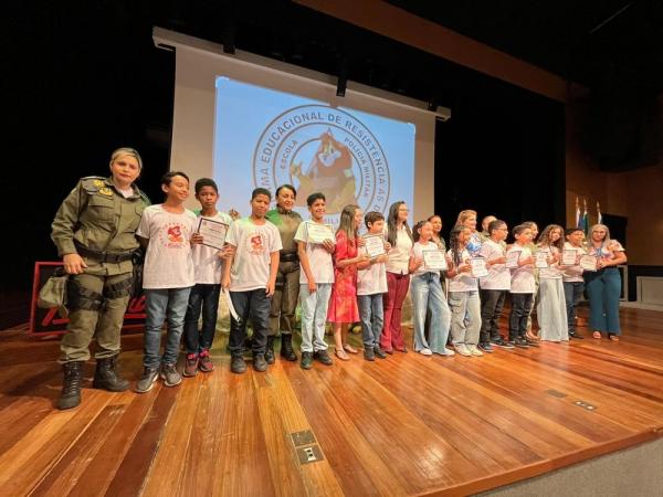 A solenidade contou com a participação dos pais e responsáveis, professores e convidados.(Imagem:Divulgação)