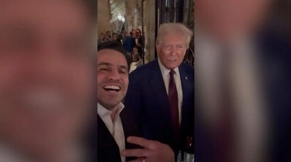 Pablo Marçal e Donald Trump em vídeo publicado nas redes sociais(Imagem:Reprodução)