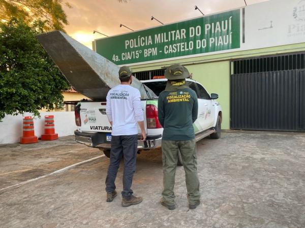 No sábado (20), fiscais ambientais do órgão apreenderam material de pesca ilegal no trecho náutico da zona de uso moderado da unidade de conservação.(Imagem:Divulgação)