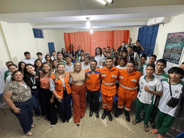 Estudantes de Picos e Floriano participam de formação sobre Defesa Civil.(Imagem:Divulgação)