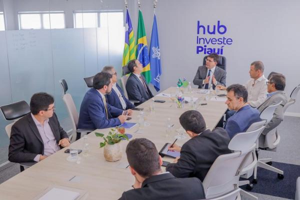 Reunião com Paulo Câmara e Ricardo Faria(Imagem:Divulgação)