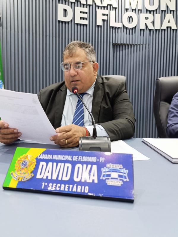 Vereador Davi Oka(Imagem:FlorianoNews)