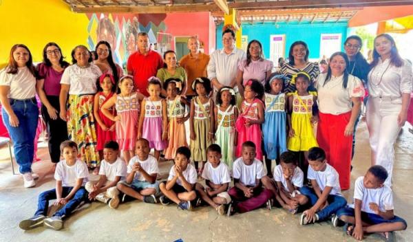 Comitiva da educação de Floriano visita escola municipal em São Raimundo Nonato.(Imagem:Secom)