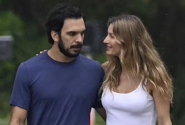 Gisele Bündchen e o namorado, Joaquim Valente.(Imagem:Grosby Group)