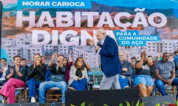 Presidente participou de entrega de moradias populares no Rio.(Imagem:Ricardo Stuckert/PR)
