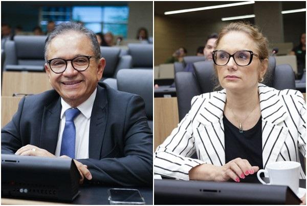 Deputados Dr. Hélio e Ana Paula(Imagem:Regis Falcão/Alepi)