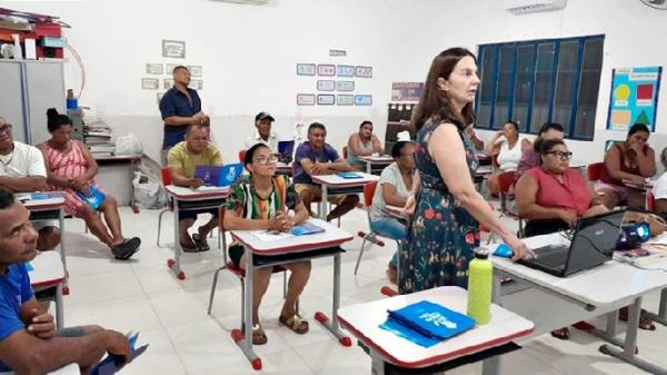 Floriano: Agespisa conscientiza população sobre benefícios do esgotamento sanitário.(Imagem:Divulgação)