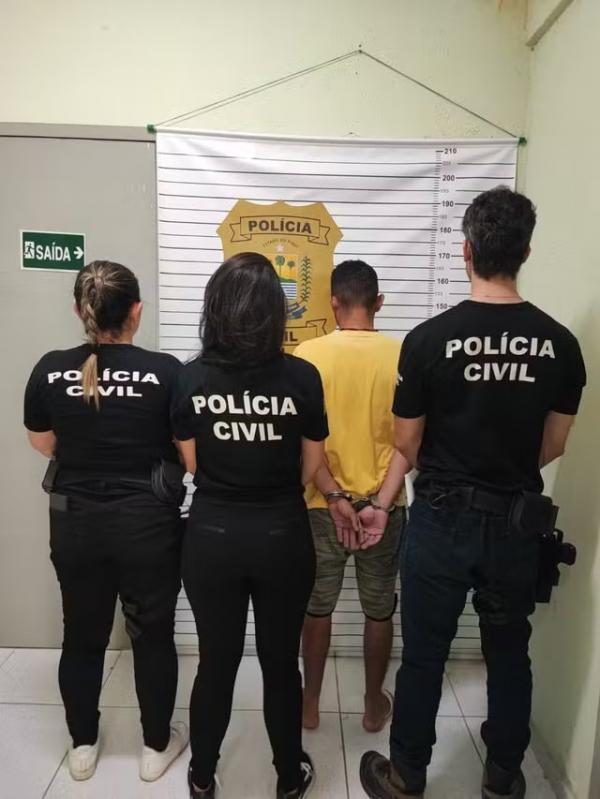 Homem preso suspeito de estuprar filha de 15 anos ameaçava filho de 7 anos, diz Polícia.(Imagem:Divulgação/PCPI)