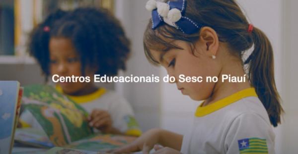 Sesc no Piauí prorroga período de pré-inscrições dos Centros Educacionais.(Imagem:Divulgação)