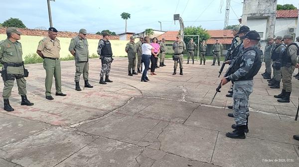 Hemocentro realiza visita ao 3º BPM de Floriano para incentivar a doação de sangue(Imagem:Divulgação/PM)