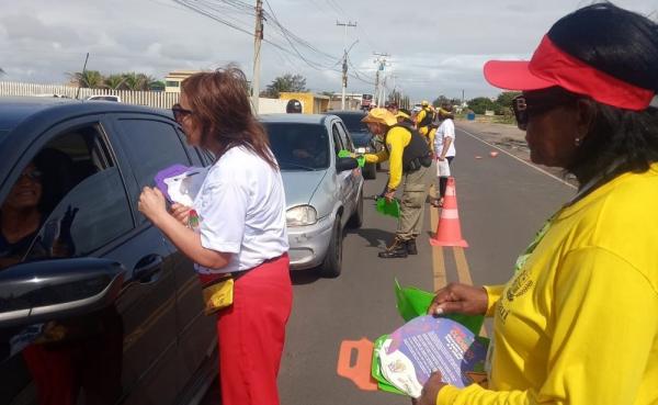 As equipes do Programa Vida no Trânsito estão espalhadas por diversas cidades do Piauí, onde ocorre a folia.(Imagem:Divulgação)