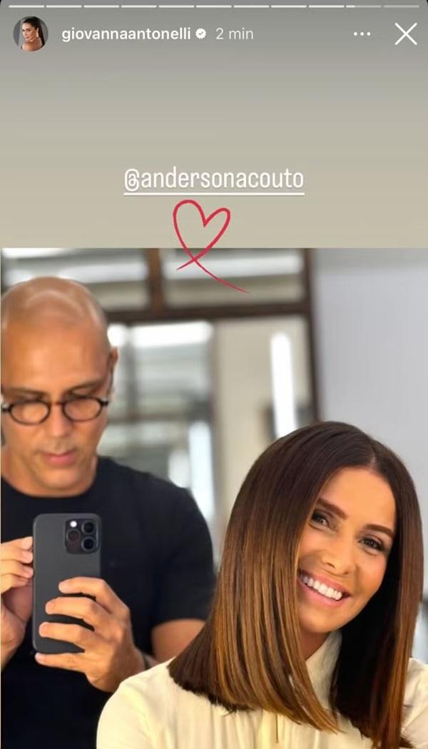 Story de Giovanna Antonelli (Imagem: Reprodução/Instagram)