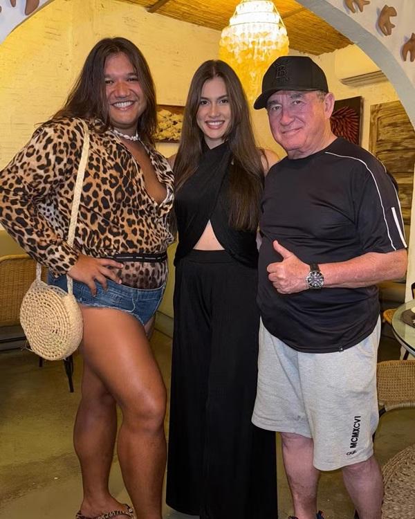 Dudu Barros, Calita Franciele e Amado Batista (Imagem:Reprodução/Instagram)