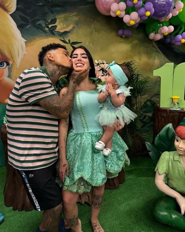 MC Mirella e Dynho celebram 10 meses de Serena(Imagem:Reprodução/Instagram)