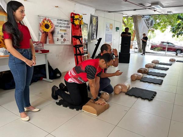 Programa Vida no Trânsito promove oficina de primeiro socorros para agentes da PRF, PM, Strans e Sesapi(Imagem:Divulgação)