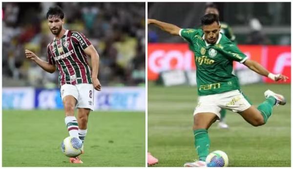 Fluminense e Palmeiras debatem troca envolvendo Martinelli e Gabriel Menino.(Imagem:Reprodução)