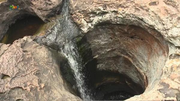 Cachoeira do Buraco da Pinga, na zona rural de Campo Maior.(Imagem: Jairo Silva/TV Clube)