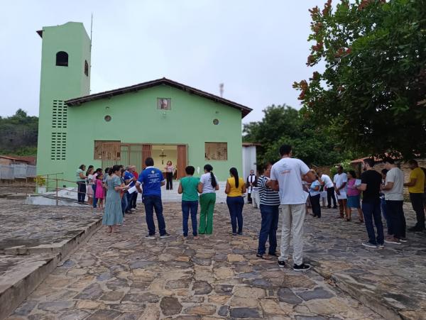 Floriano celebra abertura dos festejos de São Sebastião no Conjunto Pedro Simplício.(Imagem:FlorianoNews)