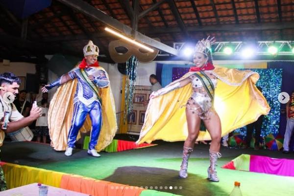 Concurso para escolha do Rei e da Rainha do Carnaval 2025 de Floriano.(Imagem:Reprodução/Instagram)