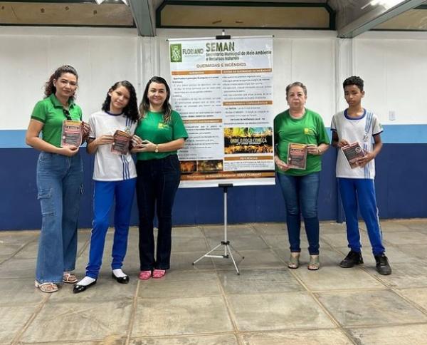 SEMAM promove palestra sobre prevenção de queimadas na Escola Municipal Raimundinha Carvalho.(Imagem:Reprodução/Instagram)