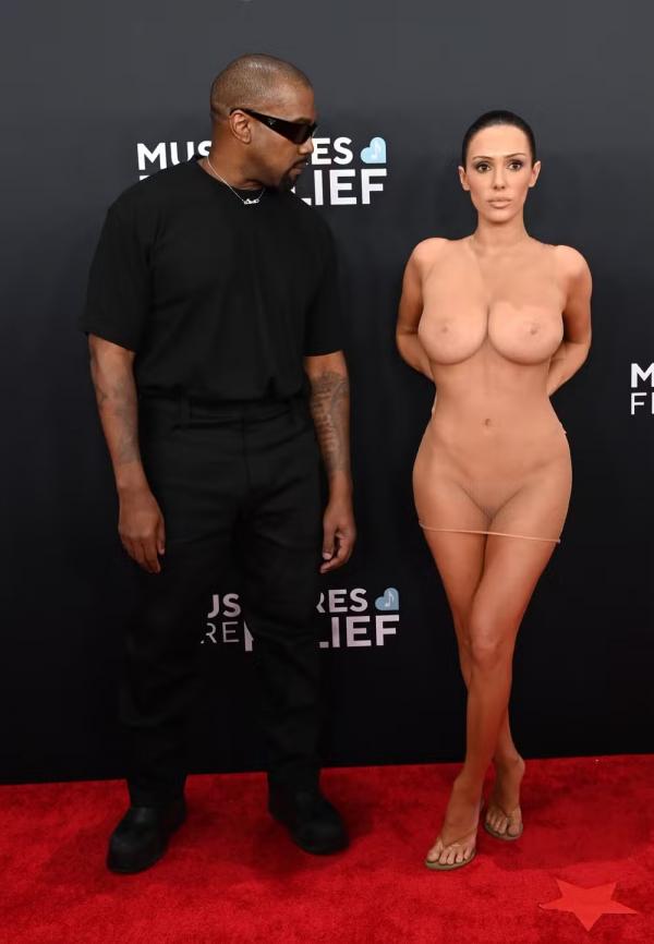 Kanye West e Bianca Censori (Imagem:Getty Images)