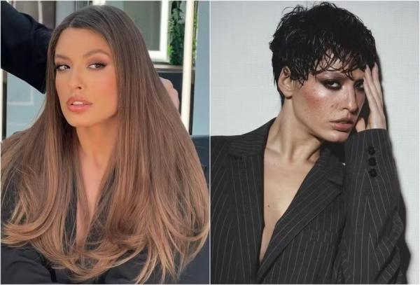 Antes e depois de Beatriz Reis.(Imagem:Reprodução/Instagram)