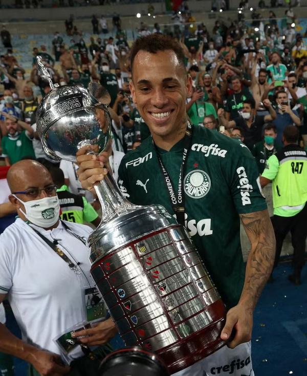 Breno Lopes, ex-atacante do Palmeiras.(Imagem:Cesar Greco/Palmeiras)