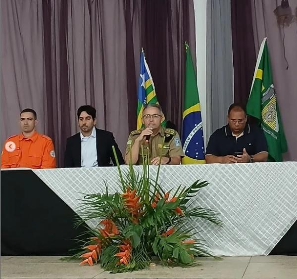 Policiais e Bombeiros de Floriano recebem treinamento para otimizar atendimento de ocorrências.(Imagem:Reprodução/Instagram)