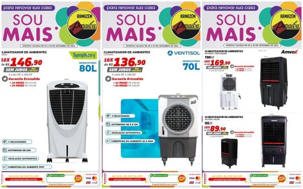 Ofertas imperdíveis para enfrentar o calor (Imagem:Divulgação)