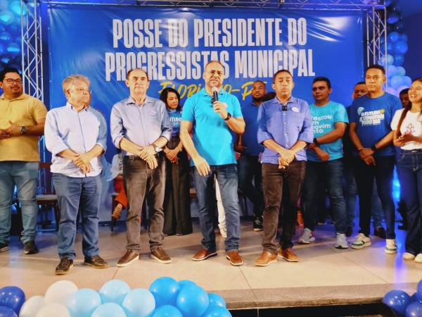 Joab Curvina assume presidência do Partido Progressistas em Floriano.(Imagem:FlorianoNews)